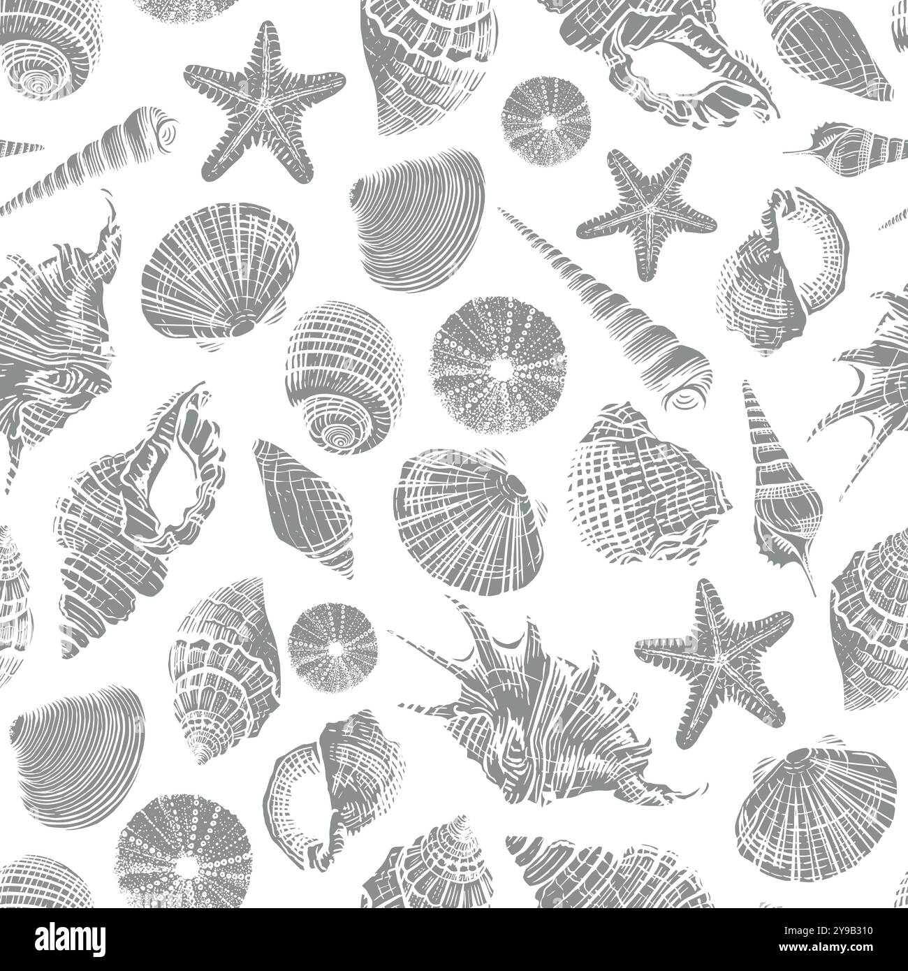 Schlichtes, nahtloses Muster in Retro-Farben Stock Vektor