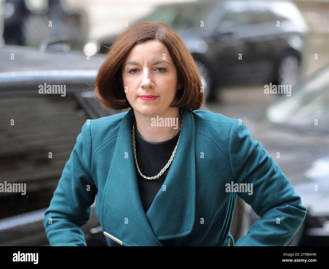 London, Großbritannien. Oktober 2024. Bridget Phillipson, Staatssekretär für Bildung und Minister für Frauen und Gleichstellung, in der Downing Street zu einer Kabinettssitzung. Stockfoto