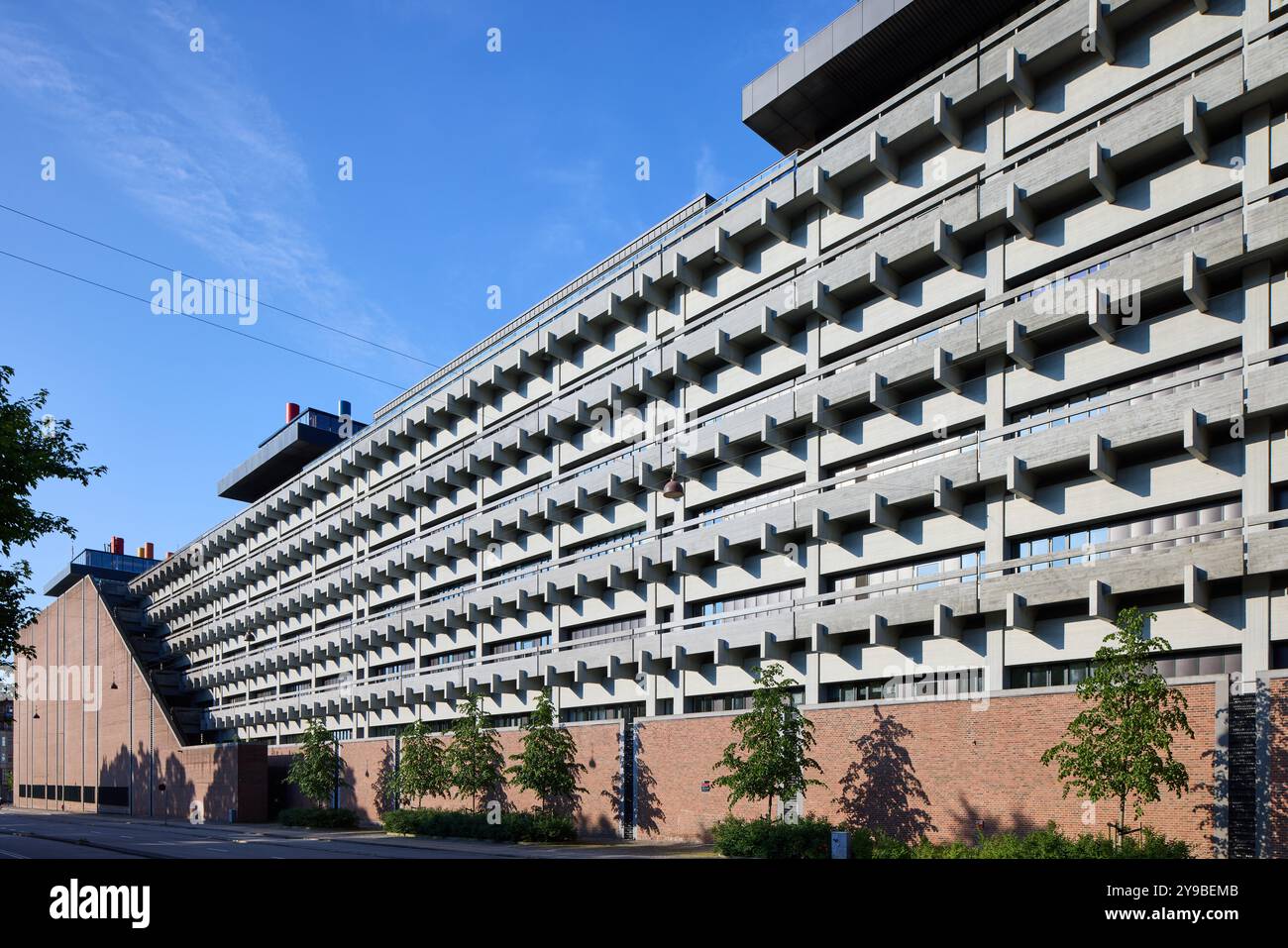 Das Panum-Gebäude, das die Fakultät für Gesundheit und Medizinische Wissenschaften der Universität Kopenhagen beherbergt; Kopenhagen, Dänemark Stockfoto