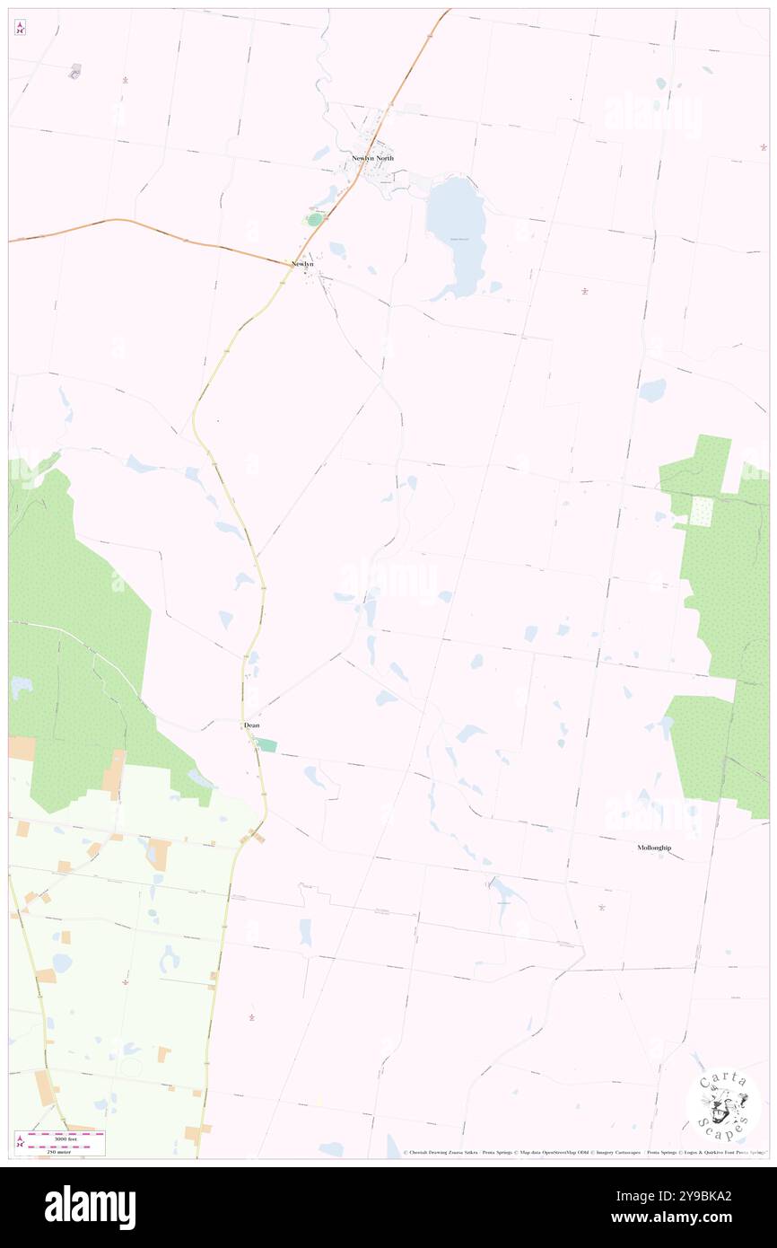 Fanellan, Hepburn, AU, Australien, Victoria, s 37 26' 44''', N 143 59' 52'', Karte, Cartascapes Map, veröffentlicht 2024. Erkunden Sie Cartascapes, eine Karte, die die vielfältigen Landschaften, Kulturen und Ökosysteme der Erde enthüllt. Reisen Sie durch Zeit und Raum und entdecken Sie die Verflechtungen der Vergangenheit, Gegenwart und Zukunft unseres Planeten. Stockfoto