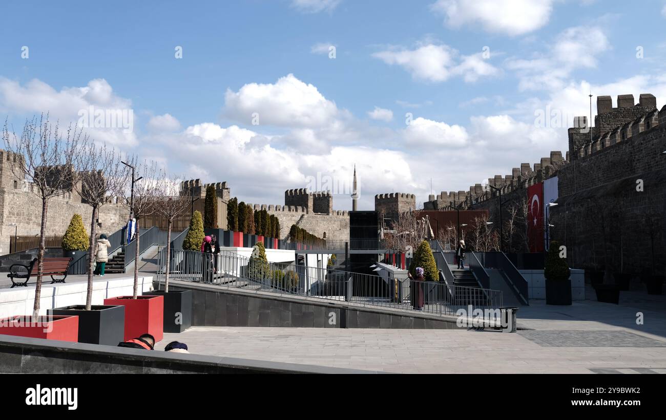 Historisches Schloss Kayseri Stockfoto