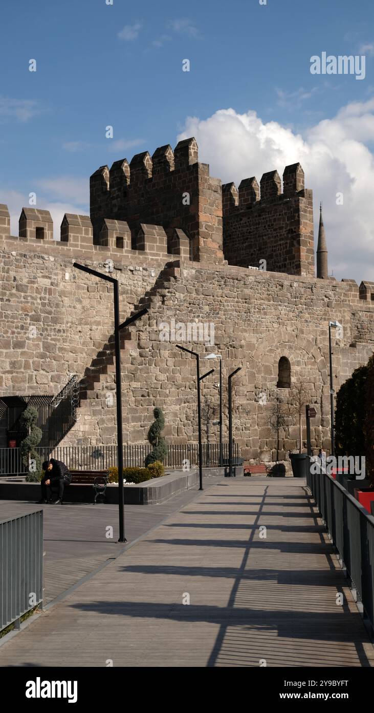 Historisches Schloss Kayseri Stockfoto