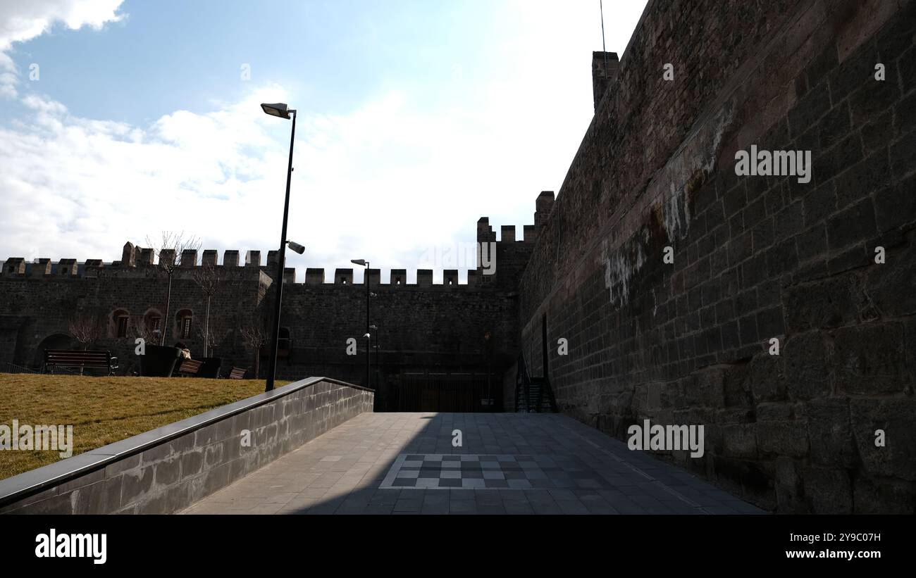 Historisches Schloss Kayseri Stockfoto