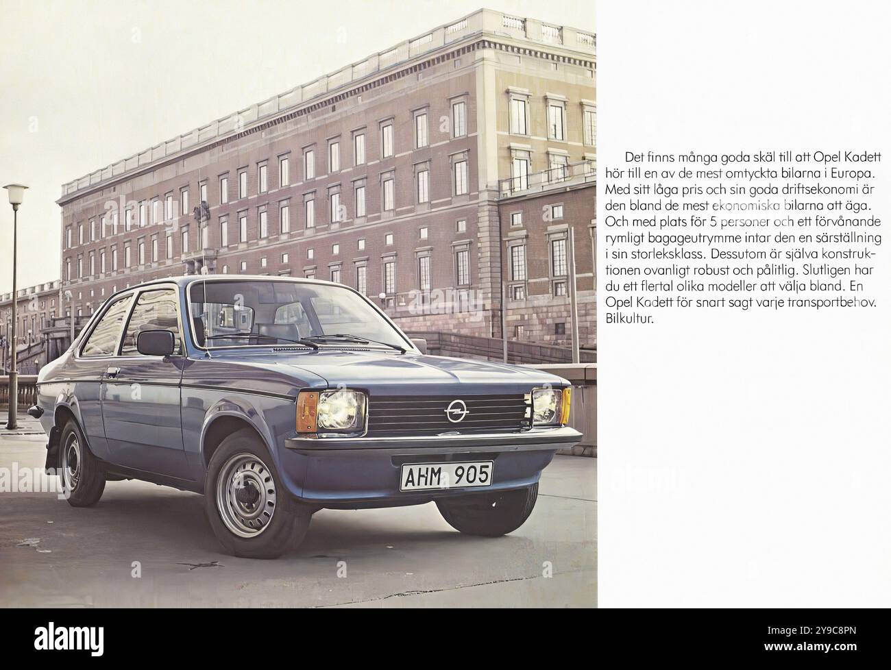 GM T Car, für die Welt 0001 - Werbung für Vintage-Pressesysteme Stockfoto