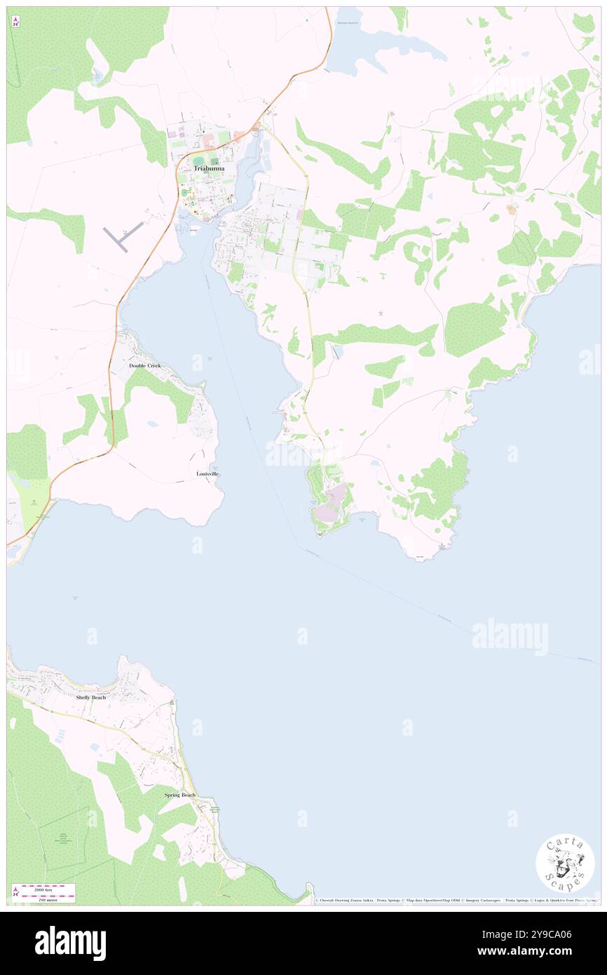 Windlass Bay, , AU, Australien, Tasmanien, s 42 32' 23'', N 147 55' 47'', Karte, Cartascapes Map, veröffentlicht 2024. Erkunden Sie Cartascapes, eine Karte, die die vielfältigen Landschaften, Kulturen und Ökosysteme der Erde enthüllt. Reisen Sie durch Zeit und Raum und entdecken Sie die Verflechtungen der Vergangenheit, Gegenwart und Zukunft unseres Planeten. Stockfoto