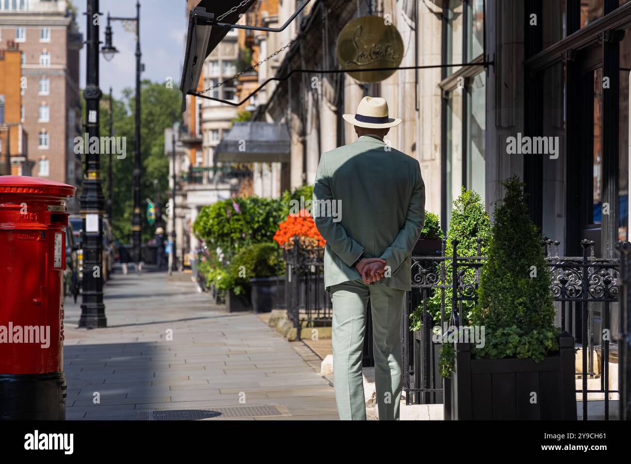 Mount Street, London, England, Großbritannien Stockfoto