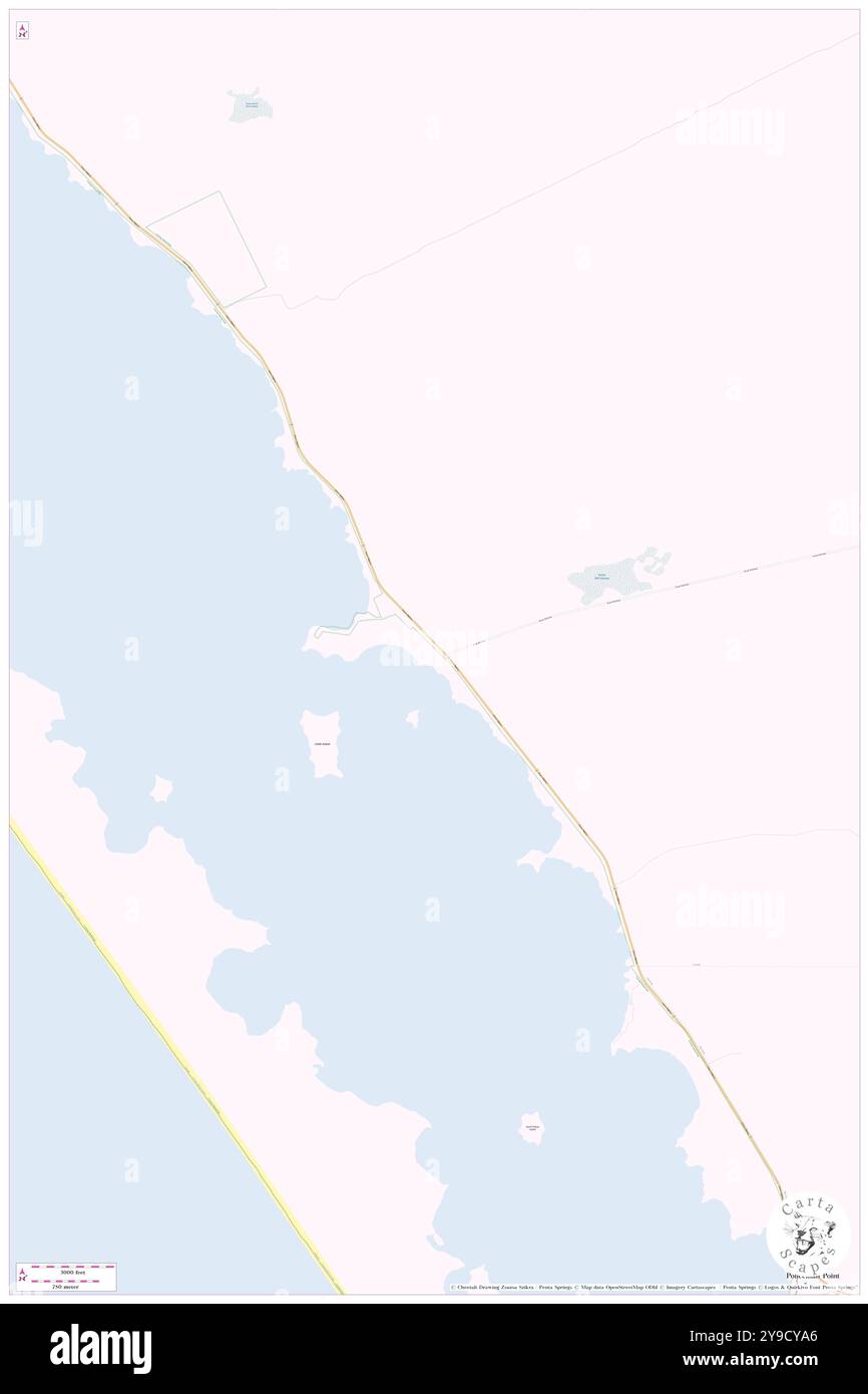 Coorong Village, The Coorong, AU, Australien, Südaustralien, s 35 59' 53'', N 139 32' 48'', Karte, Cartascapes Map, veröffentlicht 2024. Erkunden Sie Cartascapes, eine Karte, die die vielfältigen Landschaften, Kulturen und Ökosysteme der Erde enthüllt. Reisen Sie durch Zeit und Raum und entdecken Sie die Verflechtungen der Vergangenheit, Gegenwart und Zukunft unseres Planeten. Stockfoto