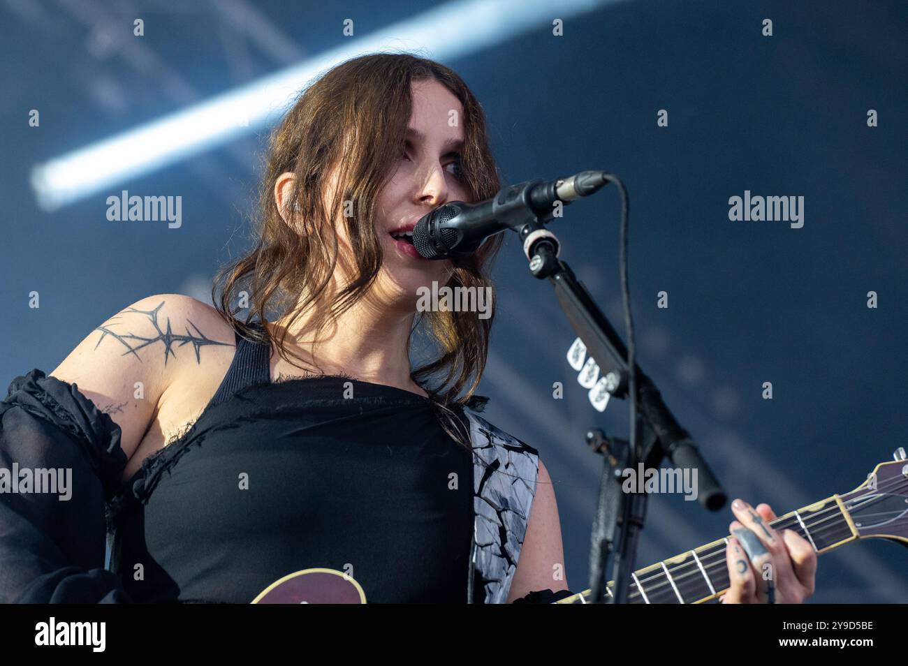 29. Juni 2024: Chelsea Wolfe tritt beim Hellfest Open Air Festival in Clisson auf Stockfoto