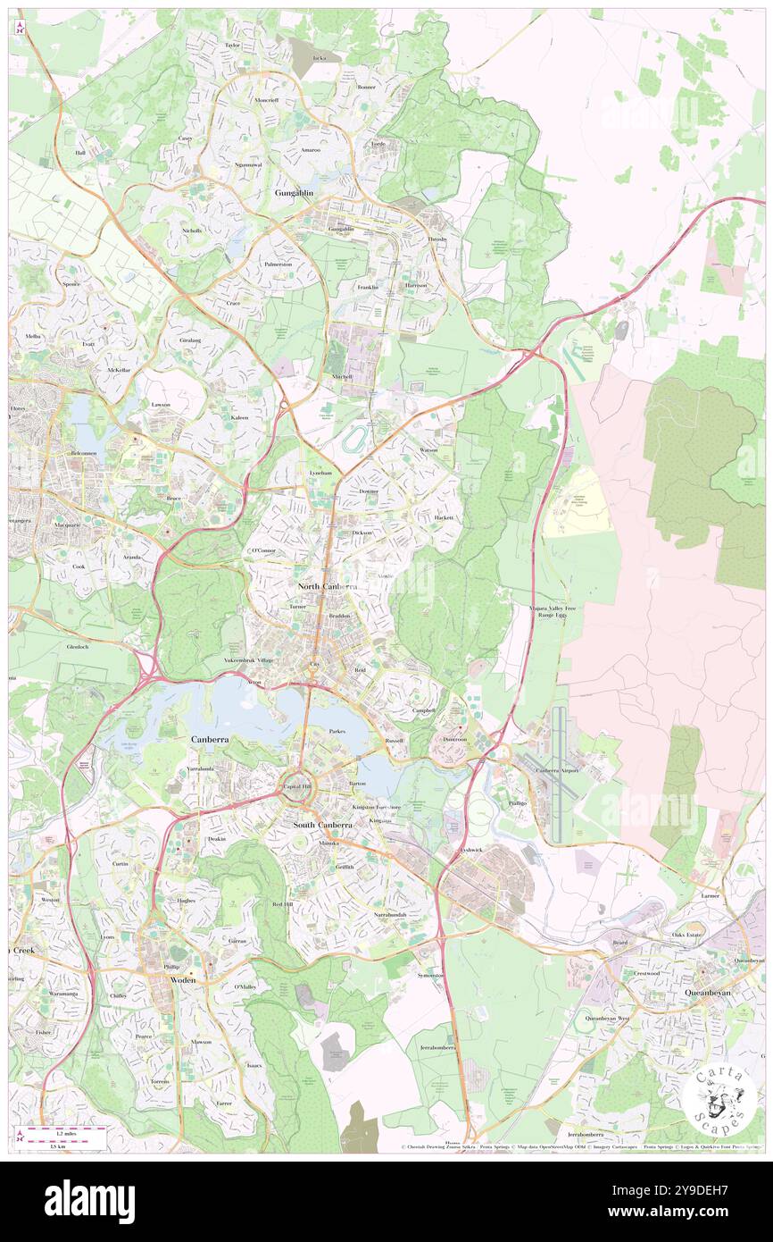 Ainslie, , AU, Australien, Australian Capital Territory, s 35 15' 45''', N 149 8' 37'', Karte, Karte, Kartenausgabe 2024. Erkunden Sie Cartascapes, eine Karte, die die vielfältigen Landschaften, Kulturen und Ökosysteme der Erde enthüllt. Reisen Sie durch Zeit und Raum und entdecken Sie die Verflechtungen der Vergangenheit, Gegenwart und Zukunft unseres Planeten. Stockfoto