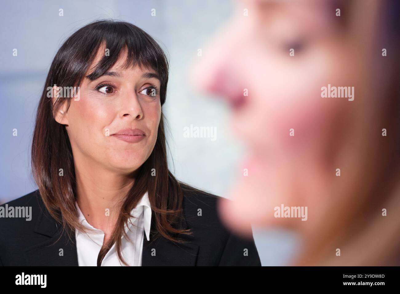 Belén Cuesta gibt ihre Erneuerung mit Jean Louis David im CoolRooms am 10. Oktober 2024 in Madrid bekannt. Stockfoto