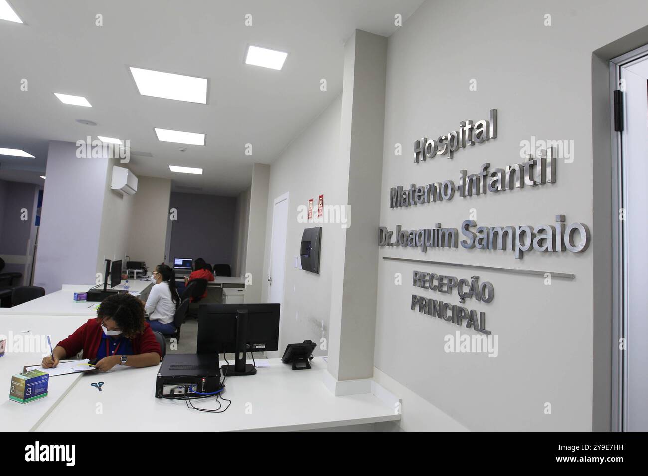 Öffentliches Krankenhaus in bahia ilheus, bahia, brasilien - 24. Mai 2022: Ansicht eines öffentlichen Krankenhauses in der Stadt Ilheus. ILHEUS BAHIA BRASILIEN Copyright: XJoaxSouzax 240522JOA13 Stockfoto