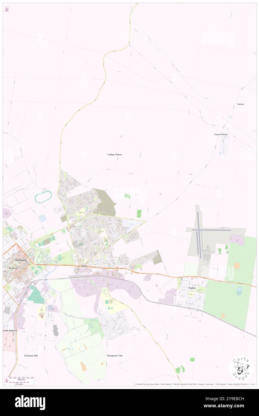 Hillview, Bathurst Regional, AU, Australien, New South Wales, s 33 23' 41''', N 149 37' 25'', Karte, Cartascapes Map, veröffentlicht 2024. Erkunden Sie Cartascapes, eine Karte, die die vielfältigen Landschaften, Kulturen und Ökosysteme der Erde enthüllt. Reisen Sie durch Zeit und Raum und entdecken Sie die Verflechtungen der Vergangenheit, Gegenwart und Zukunft unseres Planeten. Stockfoto