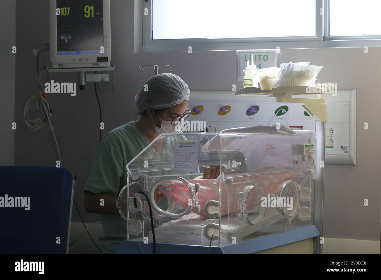 ilheus, bahia, brasilien - 24. Mai 2022: Ansicht eines öffentlichen Krankenhauses in der Stadt Ilheus. Stockfoto