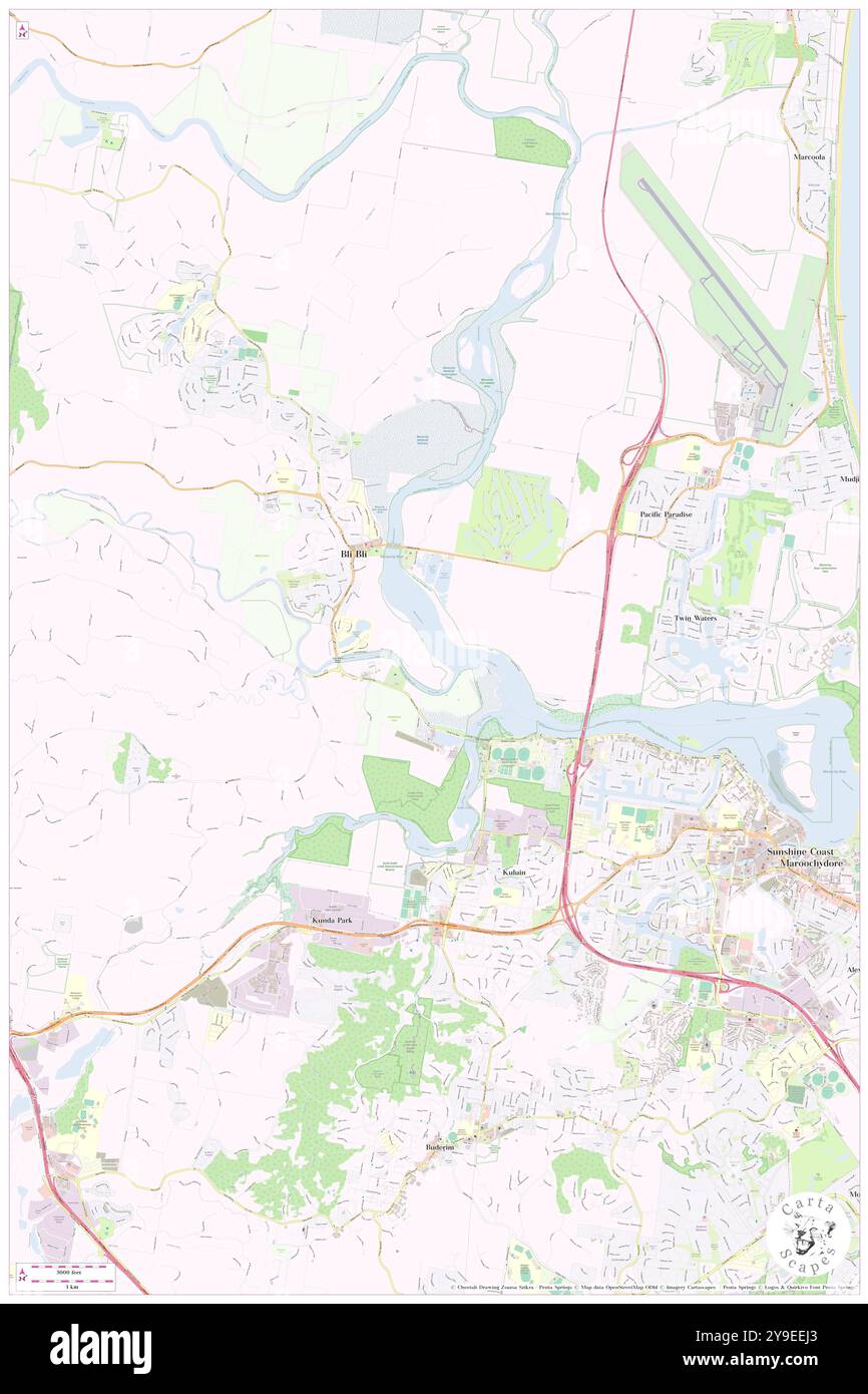 Petrie Creek, , AU, Australien, Queensland, s 26 37' 59''', N 153 3' 0'', Karte, Karte, Kartenausgabe 2024. Erkunden Sie Cartascapes, eine Karte, die die vielfältigen Landschaften, Kulturen und Ökosysteme der Erde enthüllt. Reisen Sie durch Zeit und Raum und entdecken Sie die Verflechtungen der Vergangenheit, Gegenwart und Zukunft unseres Planeten. Stockfoto