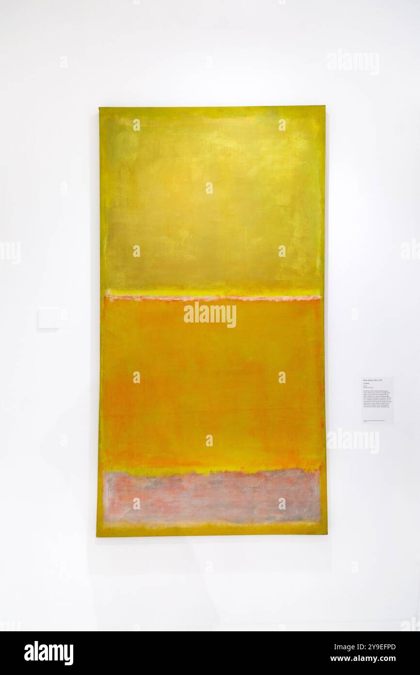 „Untitled“ (1950-2) von Mark Rothko, Tate St Ives, St Ives, England Stockfoto
