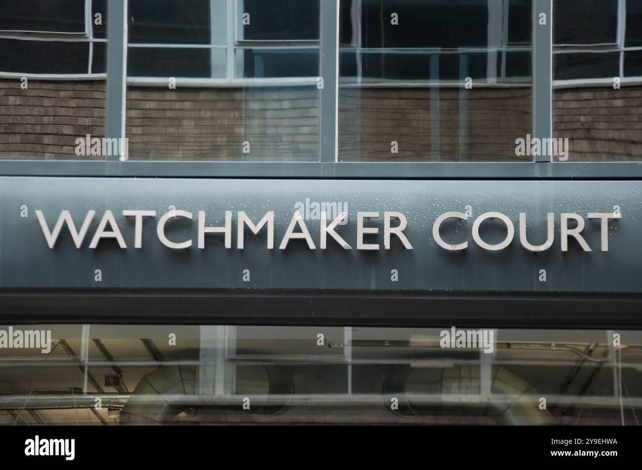 Uhrmacher Court, Smithfield, City of London, England, Vereinigtes Königreich Stockfoto