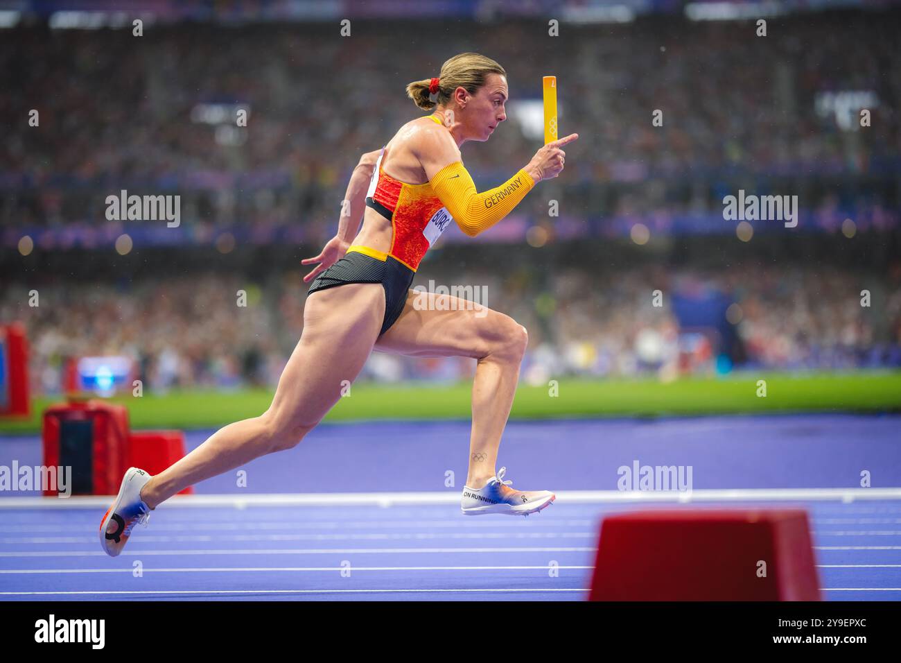 Alexandra Burghardt nahm an der 4X100 Meter Staffel der Olympischen ...