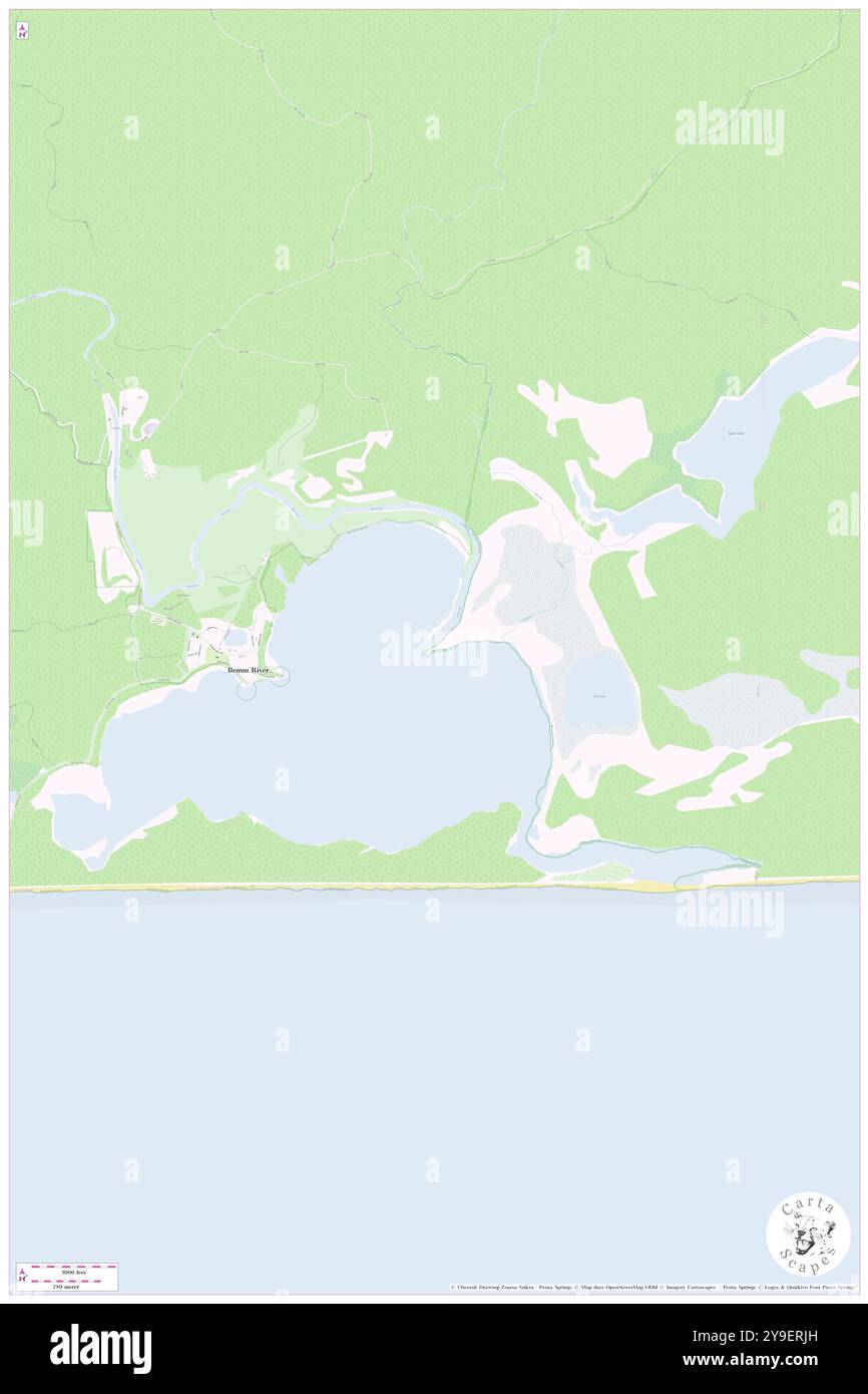 Bemm River Inlet, East Gippsland, AU, Australien, Victoria, s 37 45' 30'', N 148 59' 25'', Karte, Cartascapes Map, veröffentlicht 2024. Erkunden Sie Cartascapes, eine Karte, die die vielfältigen Landschaften, Kulturen und Ökosysteme der Erde enthüllt. Reisen Sie durch Zeit und Raum und entdecken Sie die Verflechtungen der Vergangenheit, Gegenwart und Zukunft unseres Planeten. Stockfoto