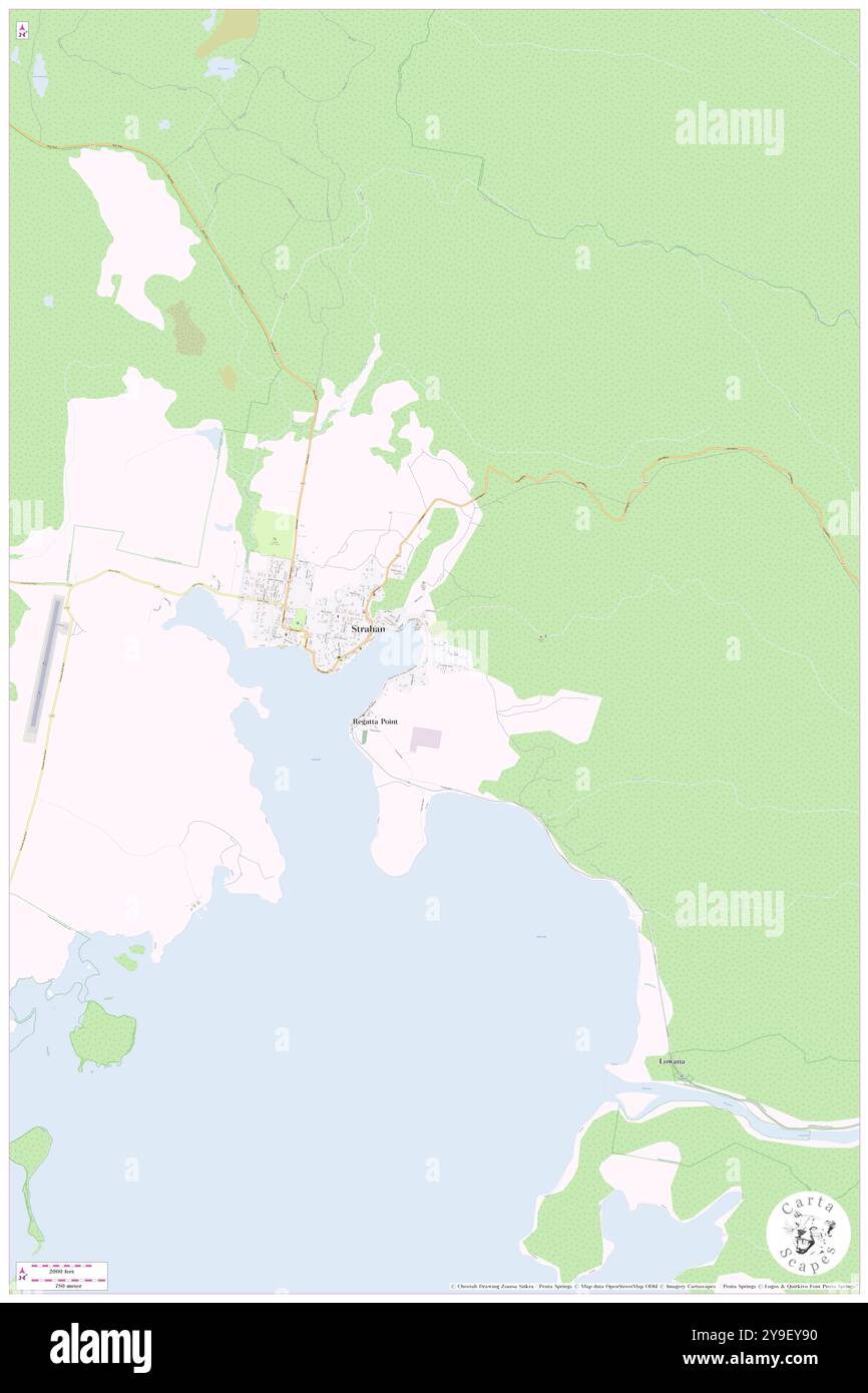 Franklin Manor, Westküste, AU, Australien, Tasmanien, s 42 9' 16'', N 145 20' 9'', Karte, Cartascapes Map, veröffentlicht 2024. Erkunden Sie Cartascapes, eine Karte, die die vielfältigen Landschaften, Kulturen und Ökosysteme der Erde enthüllt. Reisen Sie durch Zeit und Raum und entdecken Sie die Verflechtungen der Vergangenheit, Gegenwart und Zukunft unseres Planeten. Stockfoto