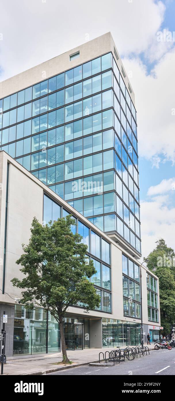 Met Building Tower, Fitzrovia, London, England. Stockfoto