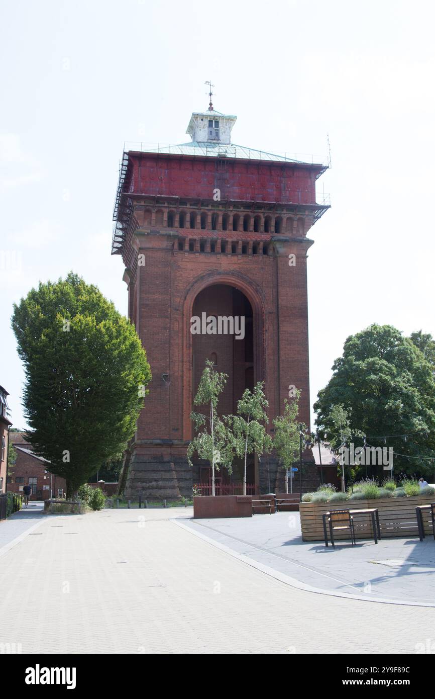 Der Jumbo Water Tower am Balkerne Gate in Colchester, Essex, Großbritannien Stockfoto