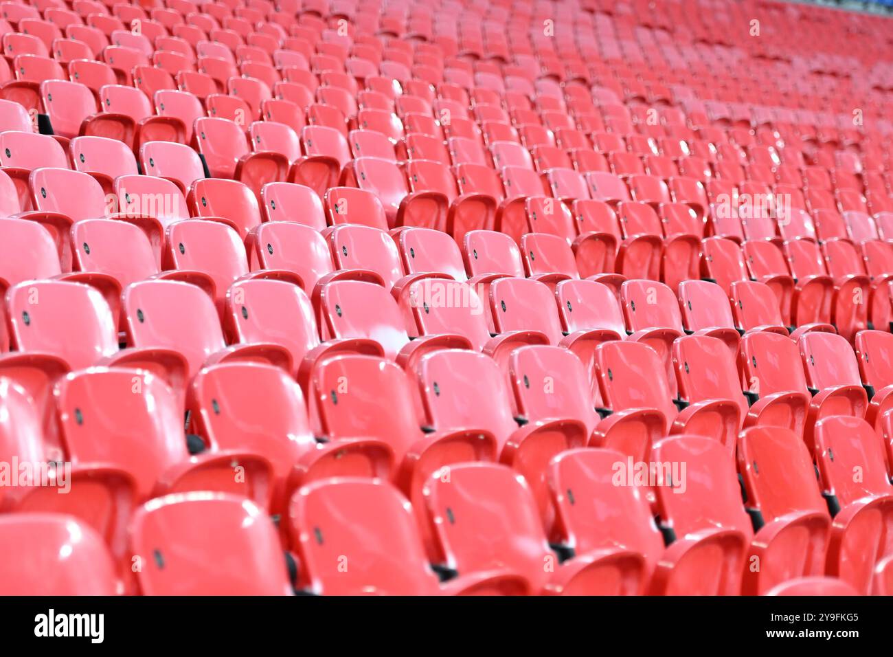 Allgemeine Ansicht im Inneren des Stadions während der UEFA Nations League B, Spiel der Gruppe 2 zwischen England und Griechenland im Wembley Stadium, London am Donnerstag, den 10. Oktober 2024. (Foto: Kevin Hodgson | MI News) Credit: MI News & Sport /Alamy Live News Stockfoto