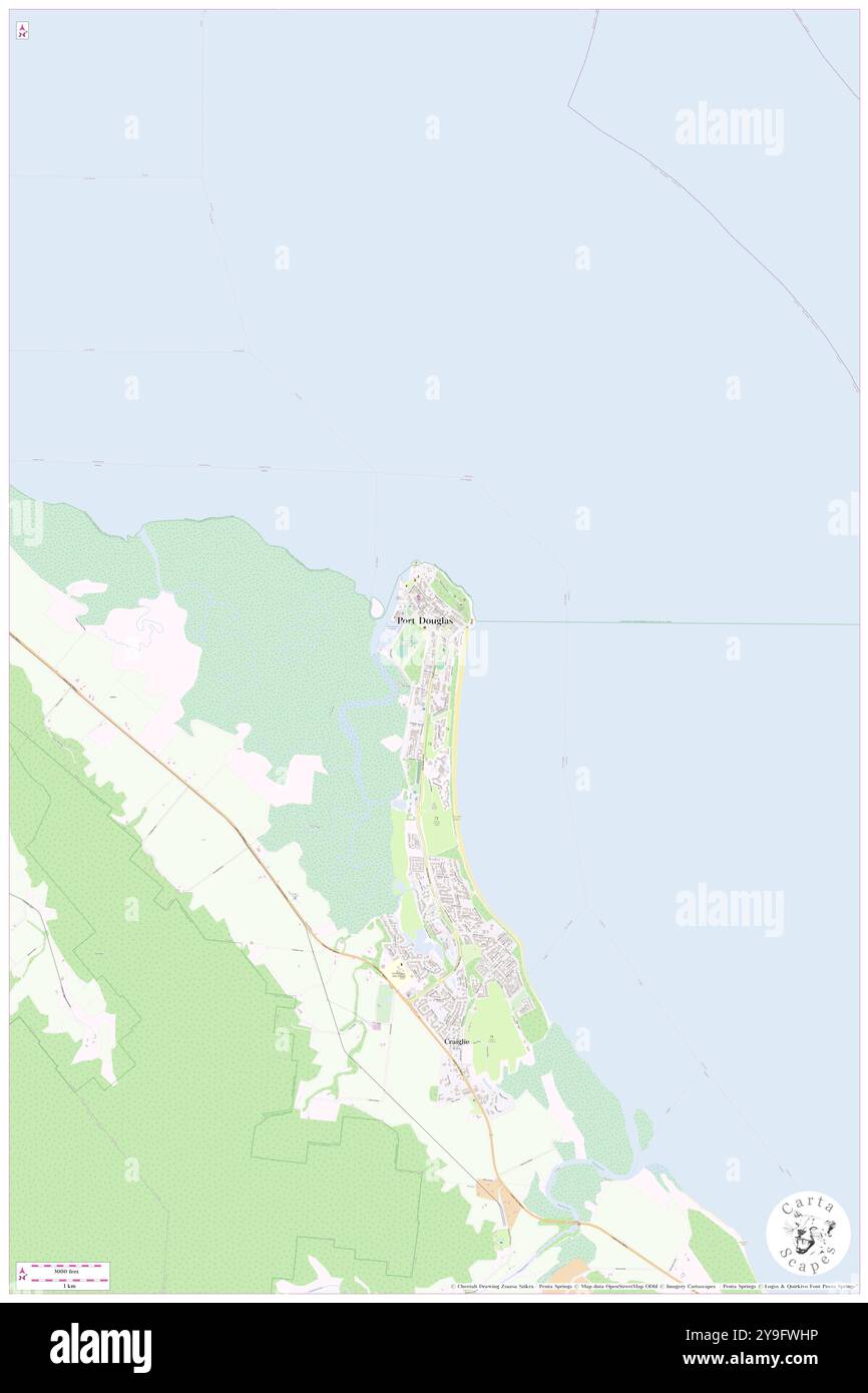 Central Plaza Port Douglas, Douglas, AU, Australien, Queensland, s 16 29' 17'', N 145 27' 53'', Karte, Cartascapes Map, veröffentlicht 2024. Erkunden Sie Cartascapes, eine Karte, die die vielfältigen Landschaften, Kulturen und Ökosysteme der Erde enthüllt. Reisen Sie durch Zeit und Raum und entdecken Sie die Verflechtungen der Vergangenheit, Gegenwart und Zukunft unseres Planeten. Stockfoto