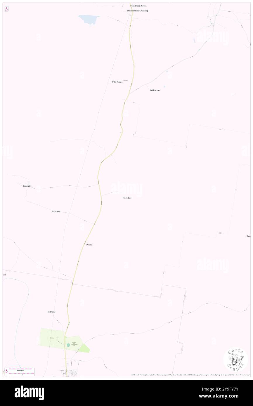 Torsdale, Armidale Regional, AU, Australien, New South Wales, s 30 5' 55'', N 151 5' 58'', Karte, Cartascapes Map, veröffentlicht 2024. Erkunden Sie Cartascapes, eine Karte, die die vielfältigen Landschaften, Kulturen und Ökosysteme der Erde enthüllt. Reisen Sie durch Zeit und Raum und entdecken Sie die Verflechtungen der Vergangenheit, Gegenwart und Zukunft unseres Planeten. Stockfoto