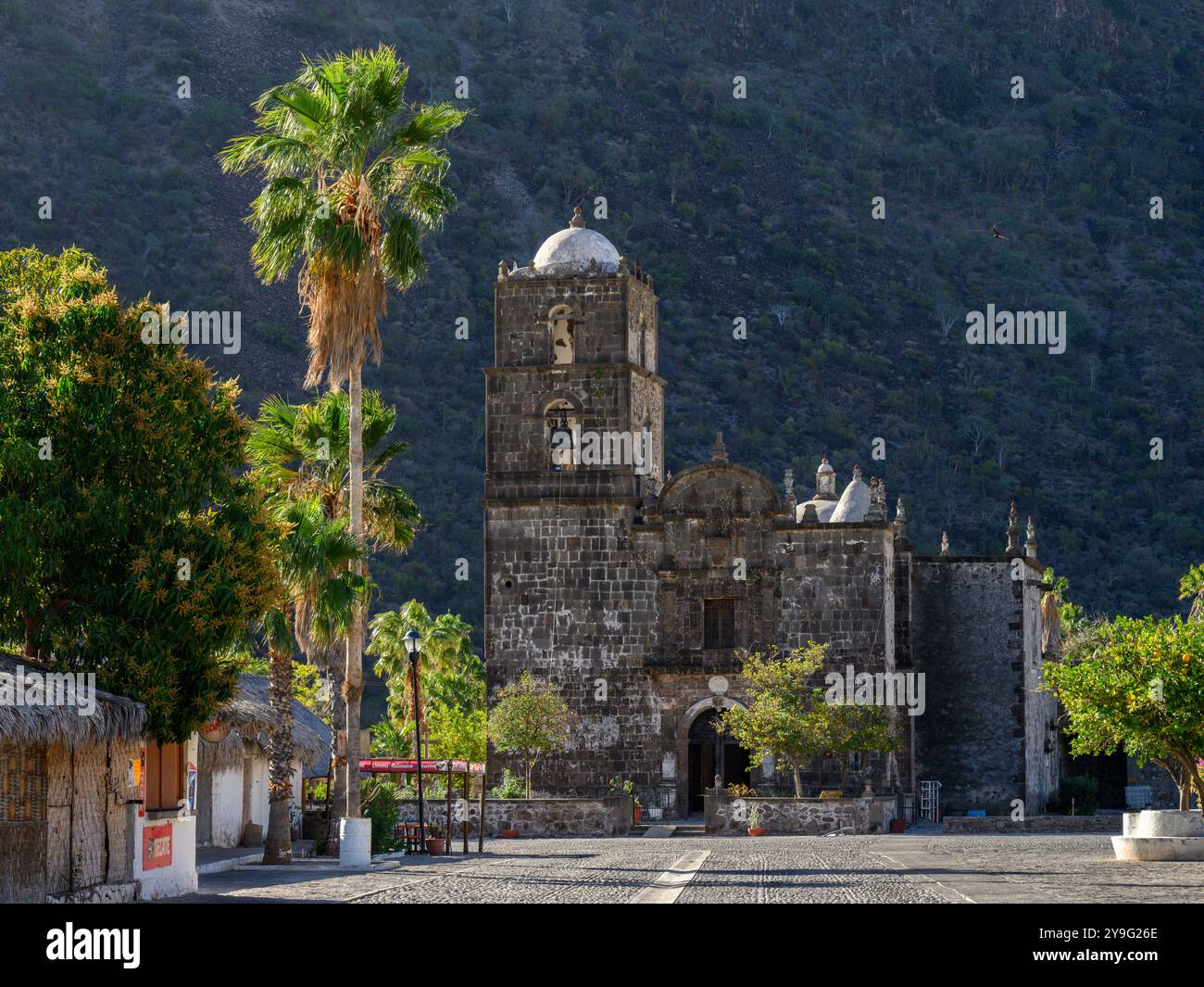 Misión San Francisco Javier de Viggé-Biaundó, San Javier, Baja California Sur, Mexiko Stockfoto