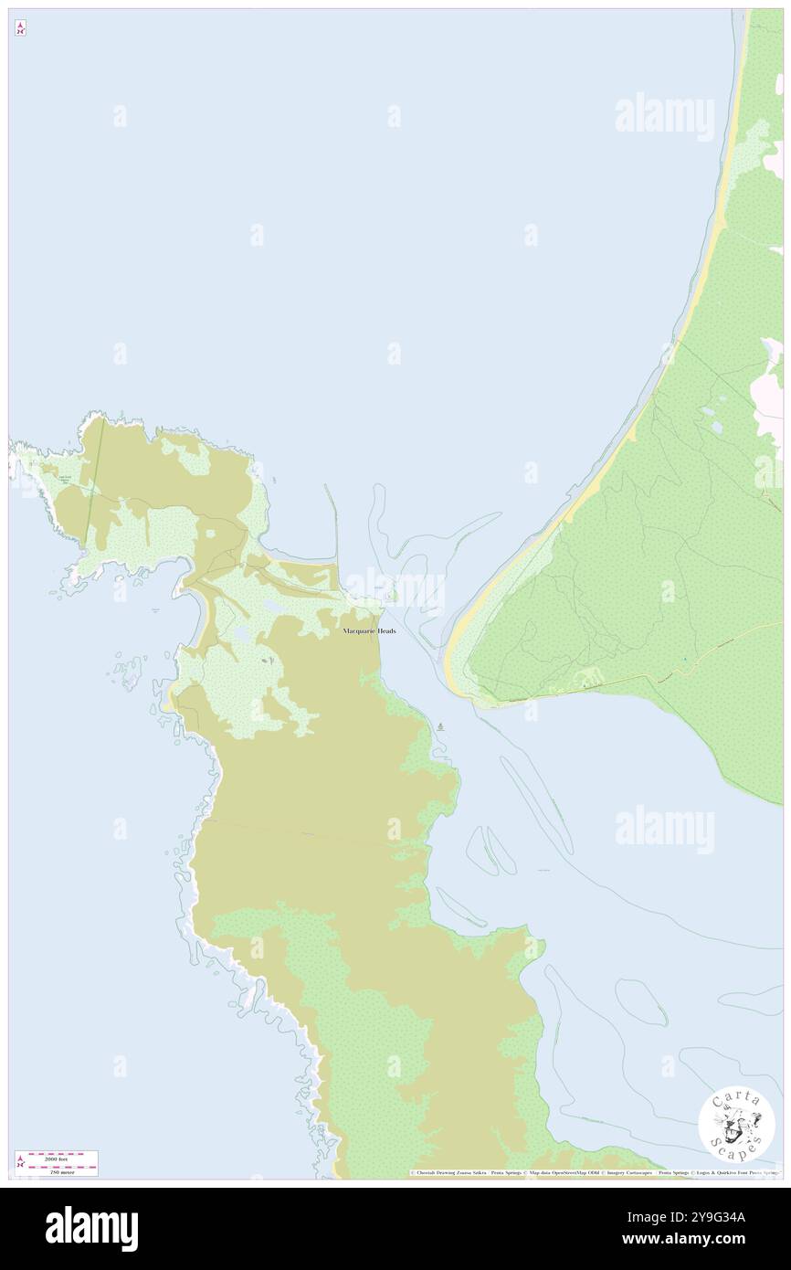 Entrance Island, , AU, Australien, Tasmanien, s 42 12' 38'', N 145 12' 59'', Karte, Cartascapes Map, veröffentlicht 2024. Erkunden Sie Cartascapes, eine Karte, die die vielfältigen Landschaften, Kulturen und Ökosysteme der Erde enthüllt. Reisen Sie durch Zeit und Raum und entdecken Sie die Verflechtungen der Vergangenheit, Gegenwart und Zukunft unseres Planeten. Stockfoto