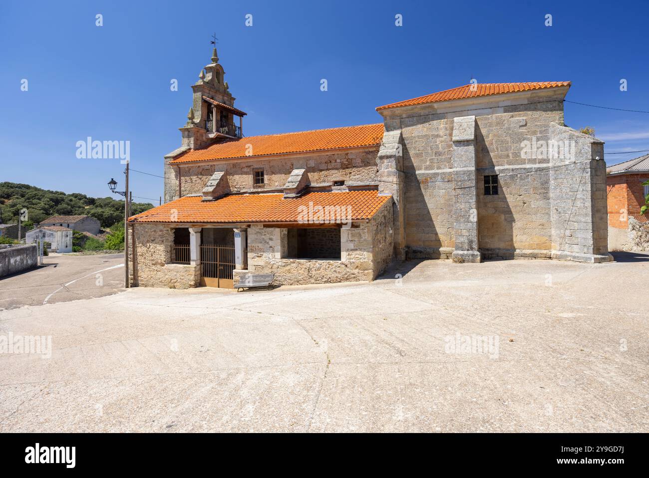 Iglesia Pino del Oro, Provinz Zamora, Kastilien und Leon, Spanien Stockfoto