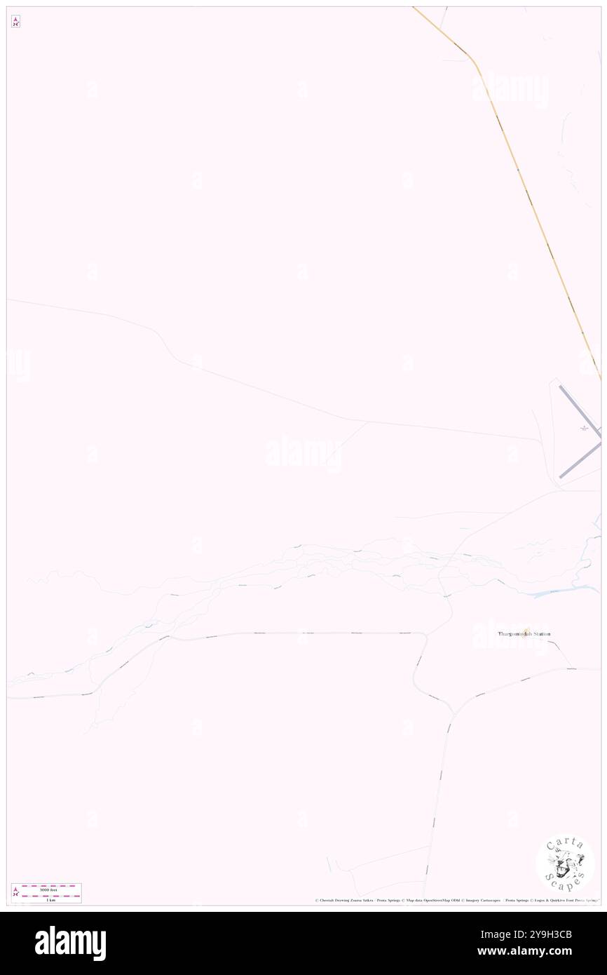 Kulki, Bulloo, AU, Australien, Queensland, s 27 59' 30'', N 143 45' 51'', Karte, Cartascapes Map, veröffentlicht 2024. Erkunden Sie Cartascapes, eine Karte, die die vielfältigen Landschaften, Kulturen und Ökosysteme der Erde enthüllt. Reisen Sie durch Zeit und Raum und entdecken Sie die Verflechtungen der Vergangenheit, Gegenwart und Zukunft unseres Planeten. Stockfoto