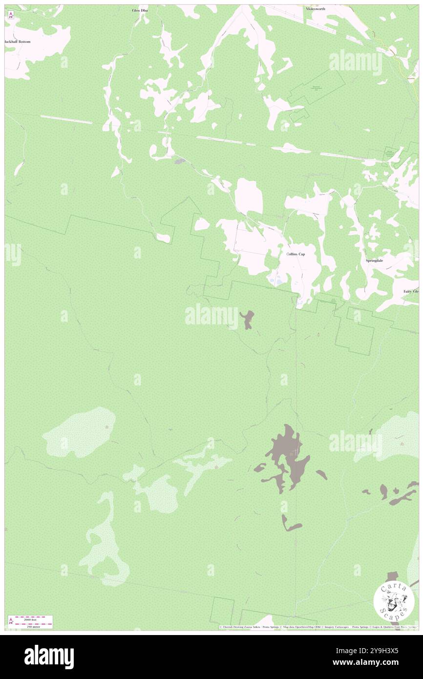 Collins Cap, Derwent Valley, AU, Australien, Tasmanien, s 42 51' 35'', N 147 7' 48'', Karte, Cartascapes Map, veröffentlicht 2024. Erkunden Sie Cartascapes, eine Karte, die die vielfältigen Landschaften, Kulturen und Ökosysteme der Erde enthüllt. Reisen Sie durch Zeit und Raum und entdecken Sie die Verflechtungen der Vergangenheit, Gegenwart und Zukunft unseres Planeten. Stockfoto