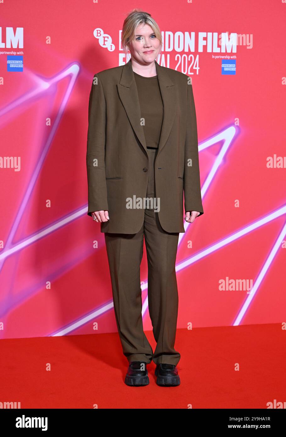 London, Großbritannien. Oktober 2024. Emerald Fennell während des Roten Teppichs kommt für den Film Tarika während des London Film Festivals im BFI Southbank, London, Großbritannien. Quelle: LFP/Alamy Live News Stockfoto