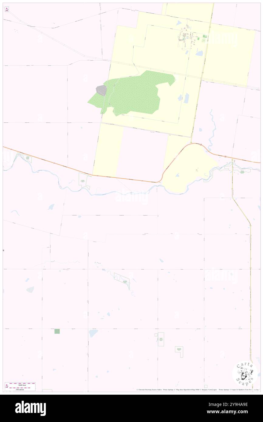 Gowangardie Weir, Greater Shepparton, AU, Australien, Victoria, s 36 26' 3'', N 145 41' 5'', MAP, Cartascapes Map, veröffentlicht 2024. Erkunden Sie Cartascapes, eine Karte, die die vielfältigen Landschaften, Kulturen und Ökosysteme der Erde enthüllt. Reisen Sie durch Zeit und Raum und entdecken Sie die Verflechtungen der Vergangenheit, Gegenwart und Zukunft unseres Planeten. Stockfoto