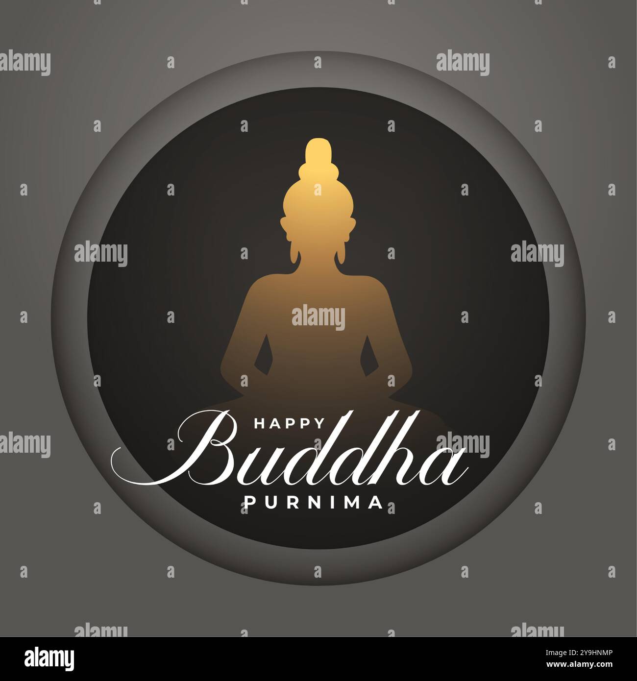 hindus religiöser buddha purnima Hintergrund für inneren Frieden und Glaubensvektor Stock Vektor hindus religiöser buddha purnima Hintergrund für inneren Frieden und Glaubensvektor Stock Vektor