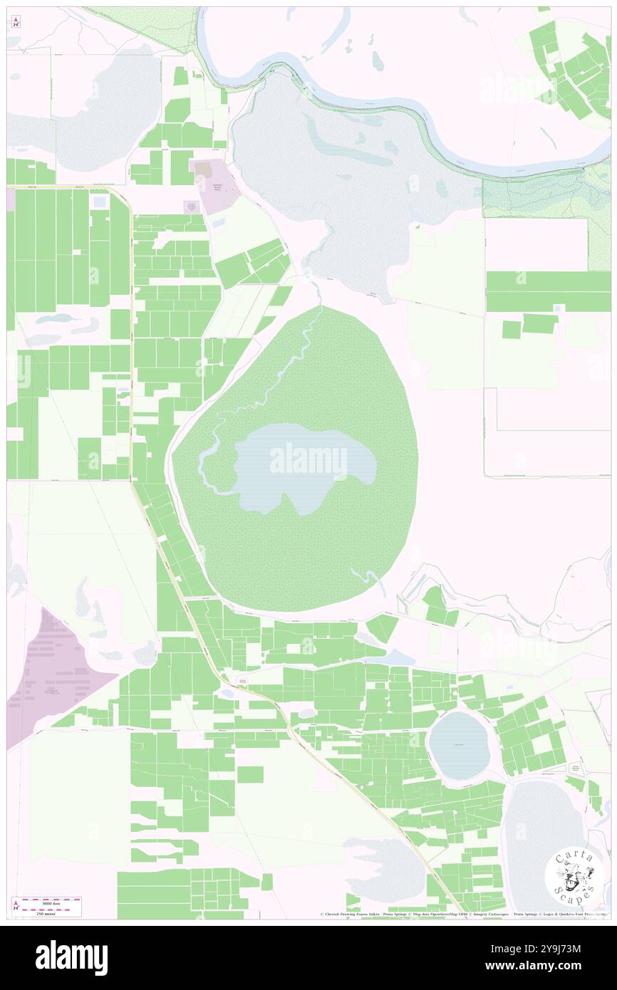 Karadoc Swamp, , AU, Australien, Victoria, s 34 22' 43''', N 142 17' 55'', Karte, Cartascapes Map, veröffentlicht 2024. Erkunden Sie Cartascapes, eine Karte, die die vielfältigen Landschaften, Kulturen und Ökosysteme der Erde enthüllt. Reisen Sie durch Zeit und Raum und entdecken Sie die Verflechtungen der Vergangenheit, Gegenwart und Zukunft unseres Planeten. Stockfoto