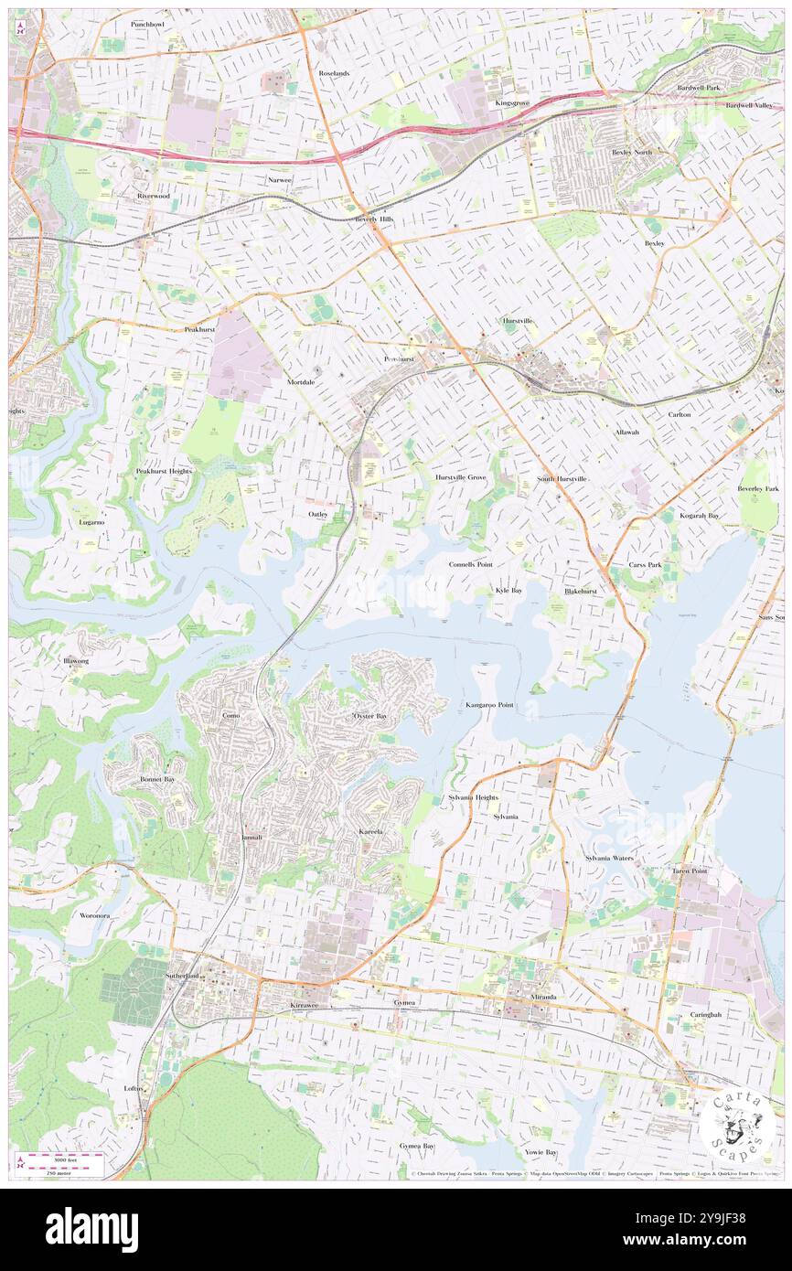 Oatley Pleasure Grounds, , AU, Australien, New South Wales, s 33 59' 24'', N 151 5' 4'', MAP, Cartascapes Map, veröffentlicht 2024. Erkunden Sie Cartascapes, eine Karte, die die vielfältigen Landschaften, Kulturen und Ökosysteme der Erde enthüllt. Reisen Sie durch Zeit und Raum und entdecken Sie die Verflechtungen der Vergangenheit, Gegenwart und Zukunft unseres Planeten. Stockfoto