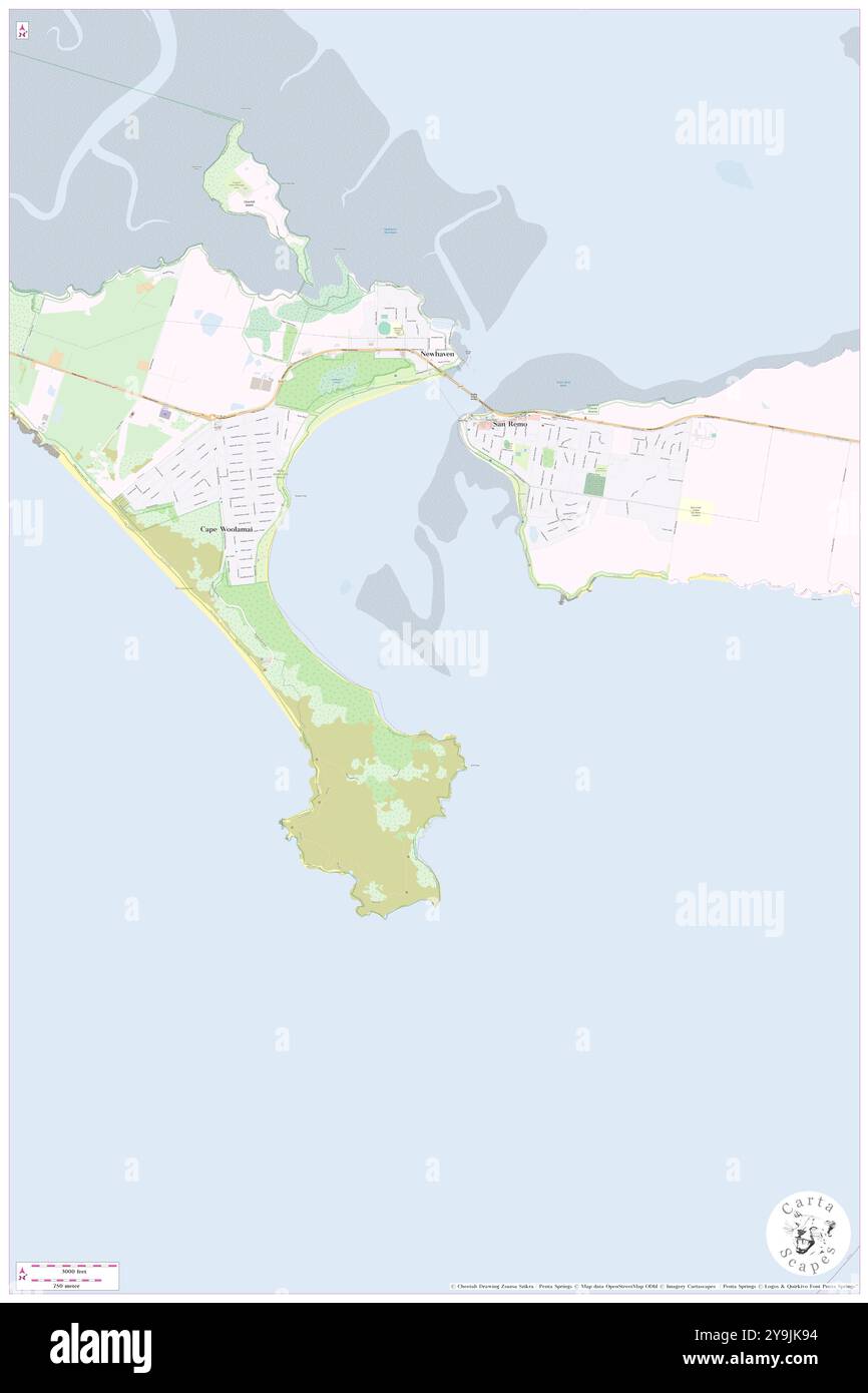 Middle Sand, , AU, Australien, Victoria, s 38 32' 33'', N 145 21' 37'', Karte, Cartascapes Map, veröffentlicht 2024. Erkunden Sie Cartascapes, eine Karte, die die vielfältigen Landschaften, Kulturen und Ökosysteme der Erde enthüllt. Reisen Sie durch Zeit und Raum und entdecken Sie die Verflechtungen der Vergangenheit, Gegenwart und Zukunft unseres Planeten. Stockfoto