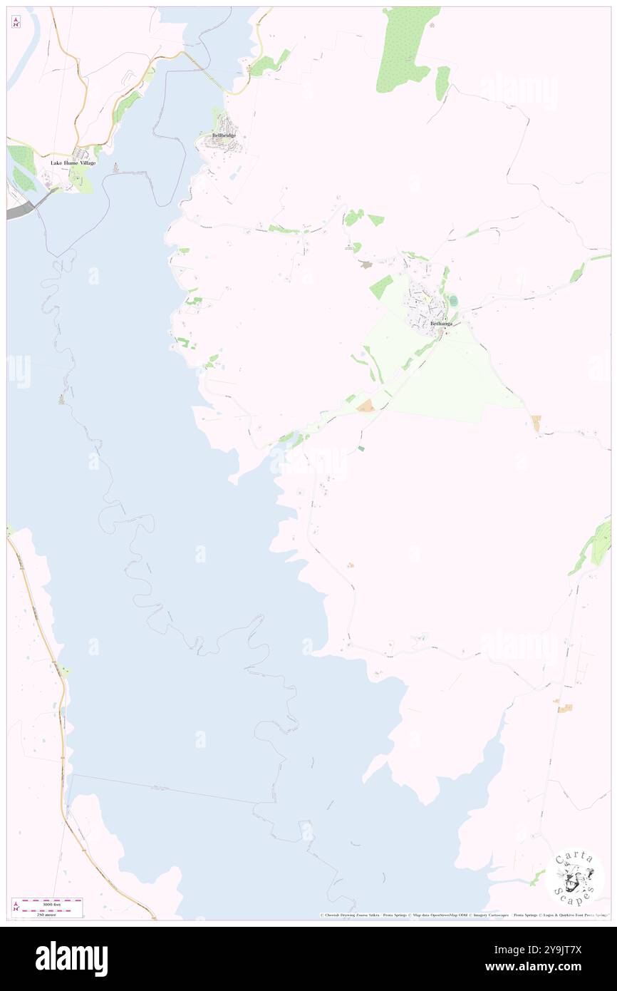 Whitegate, Towong, AU, Australien, Victoria, s 36 8' 34'', N 147 4' 33'', Karte, Cartascapes Map, veröffentlicht 2024. Erkunden Sie Cartascapes, eine Karte, die die vielfältigen Landschaften, Kulturen und Ökosysteme der Erde enthüllt. Reisen Sie durch Zeit und Raum und entdecken Sie die Verflechtungen der Vergangenheit, Gegenwart und Zukunft unseres Planeten. Stockfoto