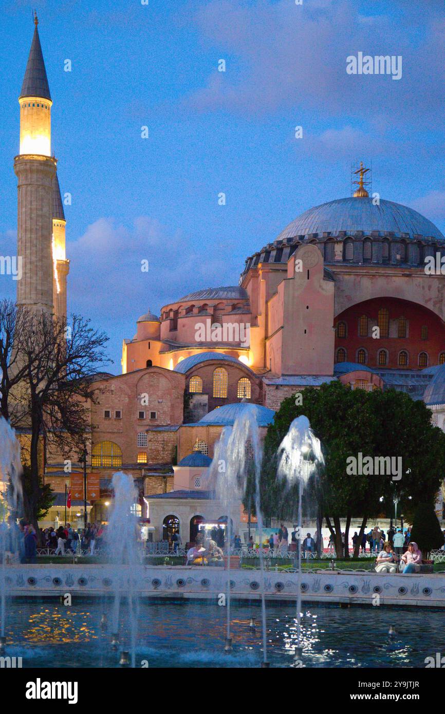 Türkiye, Türkei, Istanbul, Aya Sofya Camii, Moschee, Stockfoto