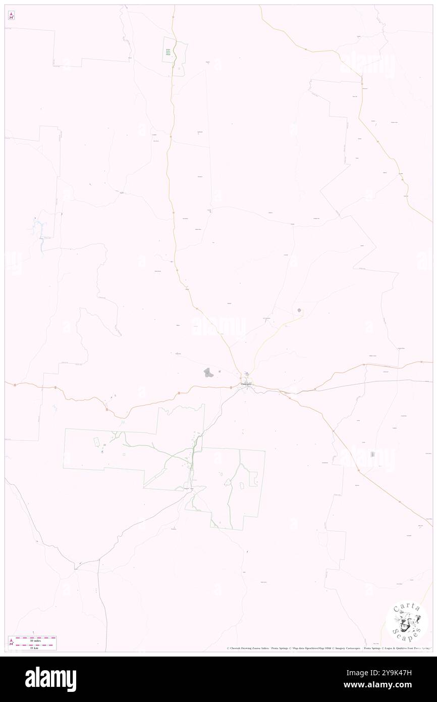 Cloncurry, Cloncurry, AU, Australien, Queensland, s 20 42' 25''', N 140 30' 46'', Karte, Cartascapes Map, veröffentlicht 2024. Erkunden Sie Cartascapes, eine Karte, die die vielfältigen Landschaften, Kulturen und Ökosysteme der Erde enthüllt. Reisen Sie durch Zeit und Raum und entdecken Sie die Verflechtungen der Vergangenheit, Gegenwart und Zukunft unseres Planeten. Stockfoto