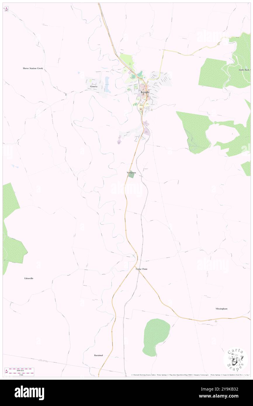 White Gates, , AU, Australien, New South Wales, s 28 39' 21'', N 152 59' 45'', Karte, Cartascapes Map, veröffentlicht 2024. Erkunden Sie Cartascapes, eine Karte, die die vielfältigen Landschaften, Kulturen und Ökosysteme der Erde enthüllt. Reisen Sie durch Zeit und Raum und entdecken Sie die Verflechtungen der Vergangenheit, Gegenwart und Zukunft unseres Planeten. Stockfoto