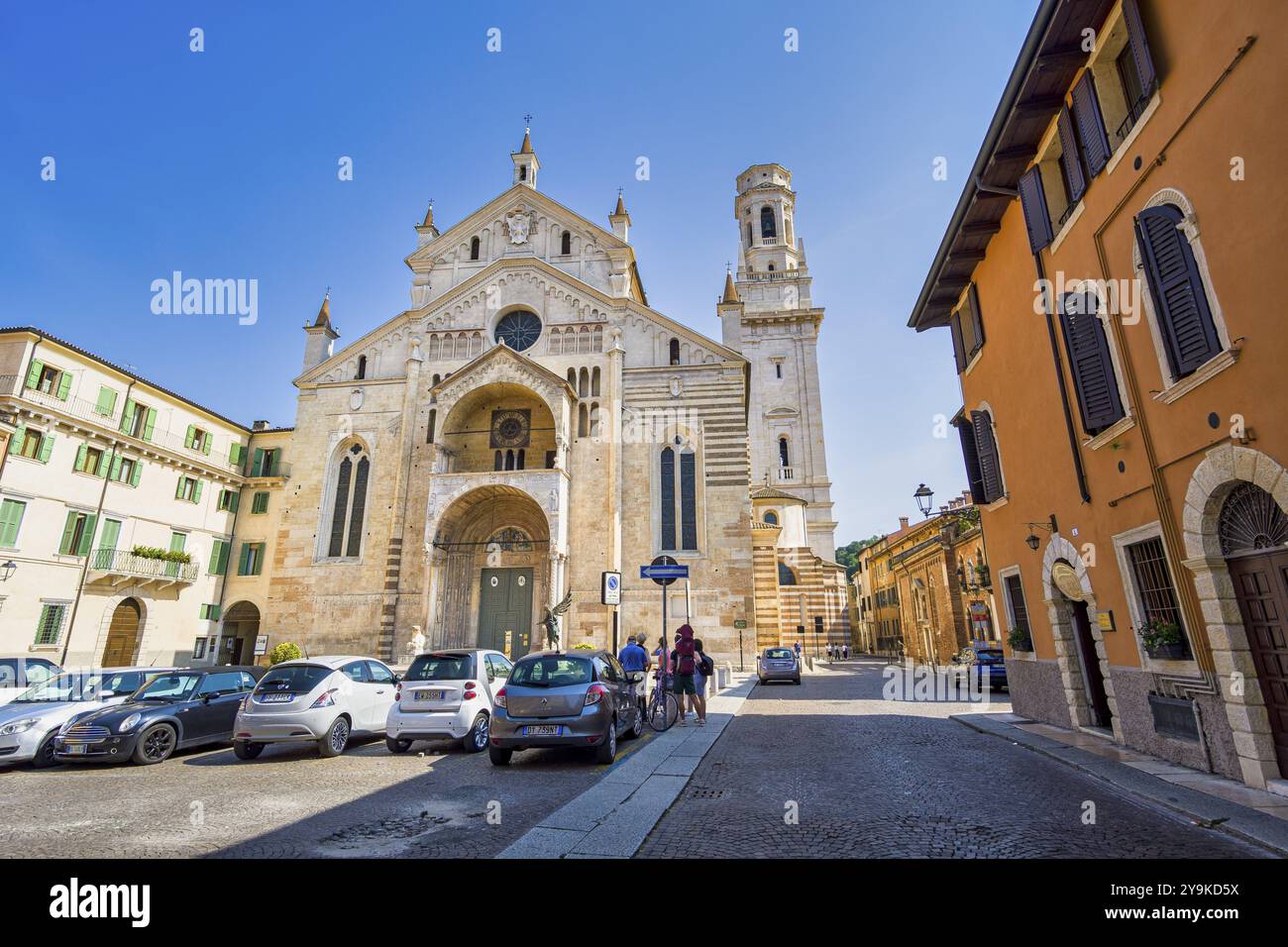 Kathedrale von Santa Maria Matricolare, Verona, Veneto, Italien, Europa Stockfoto