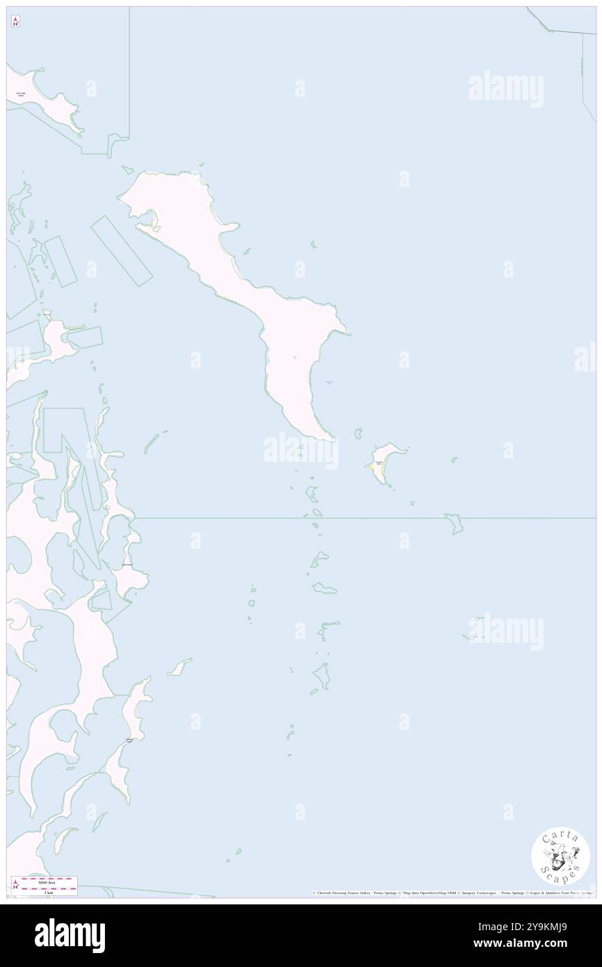 Senna Island, , AU, Australien, Westaustralien, s 20 25' 22'', N 115 34' 36'', Karte, Cartascapes Map, veröffentlicht 2024. Erkunden Sie Cartascapes, eine Karte, die die vielfältigen Landschaften, Kulturen und Ökosysteme der Erde enthüllt. Reisen Sie durch Zeit und Raum und entdecken Sie die Verflechtungen der Vergangenheit, Gegenwart und Zukunft unseres Planeten. Stockfoto