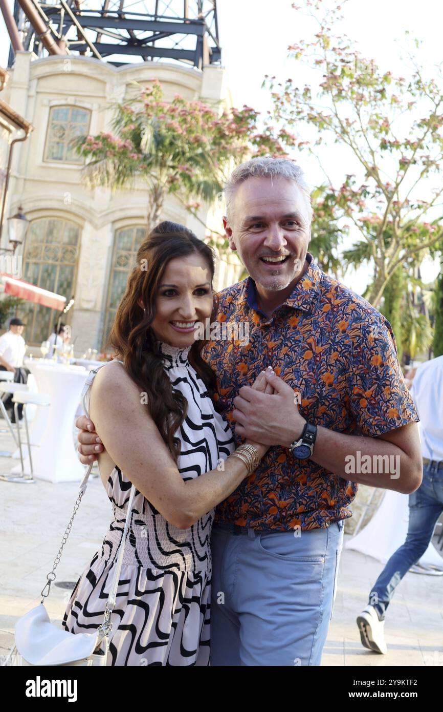 Anita Hofmann und Christian Filip beim Kroatischen Sommerfest im Europa Park Rust 2024 Stockfoto