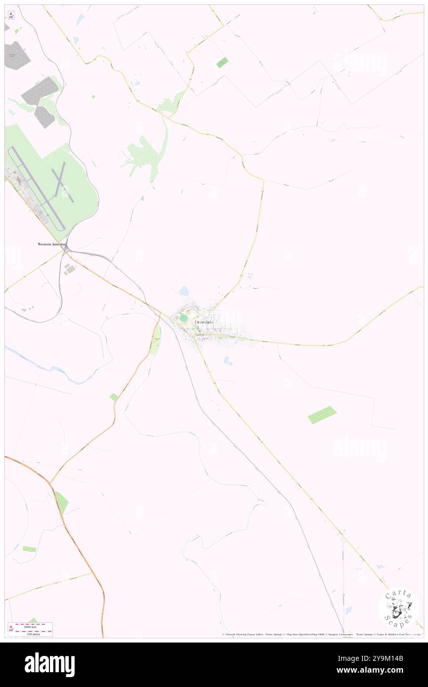 Evandale, Northern Midlands, AU, Australien, Tasmanien, s 41 34' 6'', N 147 15' 9'', Karte, Cartascapes Map, veröffentlicht 2024. Erkunden Sie Cartascapes, eine Karte, die die vielfältigen Landschaften, Kulturen und Ökosysteme der Erde enthüllt. Reisen Sie durch Zeit und Raum und entdecken Sie die Verflechtungen der Vergangenheit, Gegenwart und Zukunft unseres Planeten. Stockfoto