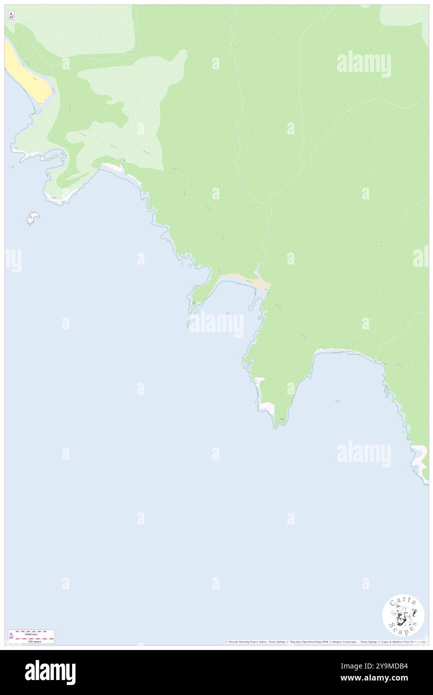 Prettys Point, AU, Australien, Tasmanien, s 43 35' 23'', N 146 38' 46'', Karte, Cartascapes Map, veröffentlicht 2024. Erkunden Sie Cartascapes, eine Karte, die die vielfältigen Landschaften, Kulturen und Ökosysteme der Erde enthüllt. Reisen Sie durch Zeit und Raum und entdecken Sie die Verflechtungen der Vergangenheit, Gegenwart und Zukunft unseres Planeten. Stockfoto