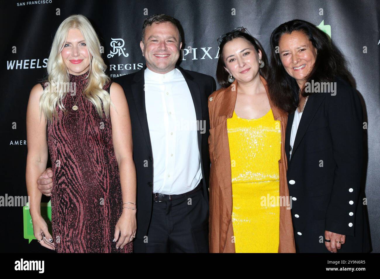 Olivia June, Zak Williams, Zelda Williams, Marsha Garces Williams at Arrivals for Bring Change 2 Mind s 12th Annual Revels + Revelations, Woodside, CA, 10. Oktober, 2024. Foto: Priscilla Grant/Everett Collection Stockfoto