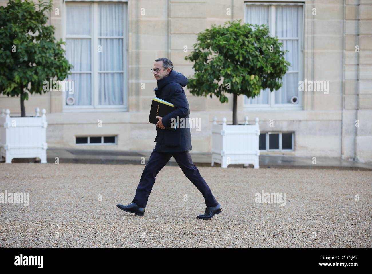 Paris, Frankreich am 10. oktober 2024, Bruno Retailleau, Innenminister. Francois Loock/Alamy Live News Stockfoto